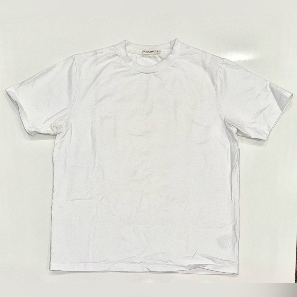 SUITSUPPLY White Heavyweight Cotton Tshirt L